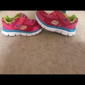 Toddler girl sketcher shoes